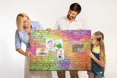 Kurk prikbord Geschilderde muur