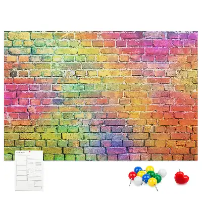 Kurk prikbord Geschilderde muur