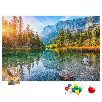 Kurk prikbord Rivier bergen landschap