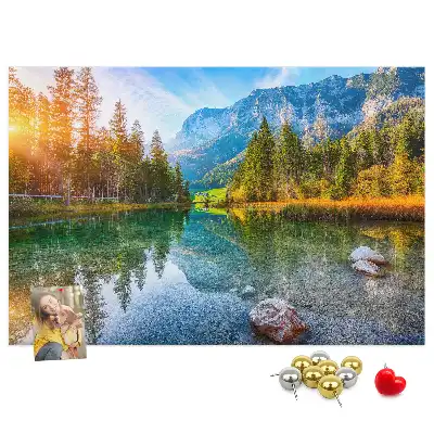 Kurk prikbord Rivier bergen landschap