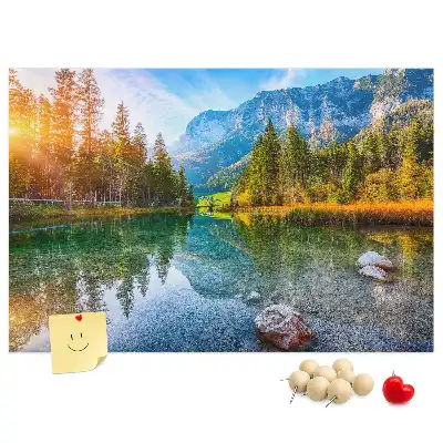 Kurk prikbord Rivier bergen landschap