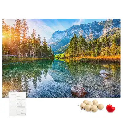 Kurk prikbord Rivier bergen landschap