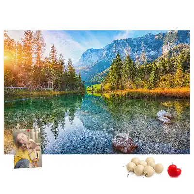 Kurk prikbord Rivier bergen landschap