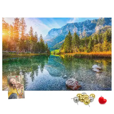 Kurk prikbord Rivier bergen landschap