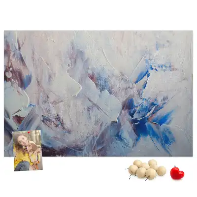 Memobord van kurk Penseelstreken