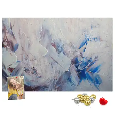Memobord van kurk Penseelstreken
