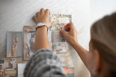Memobord van kurk Graan abstractie