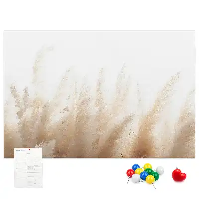 Memobord van kurk Graan abstractie