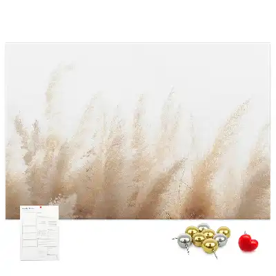 Memobord van kurk Graan abstractie