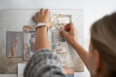 Memobord van kurk Graan abstractie