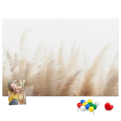 Memobord van kurk Graan abstractie