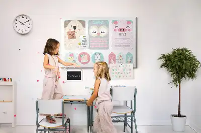 Memobord van kurk Gelukkige dieren