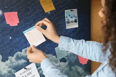 Memobord van kurk Nachtelijke hemel
