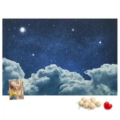 Memobord van kurk Nachtelijke hemel