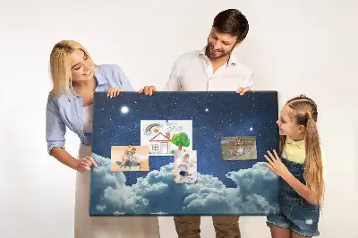 Memobord van kurk Nachtelijke hemel