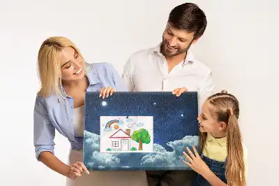 Memobord van kurk Nachtelijke hemel