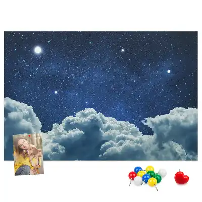 Memobord van kurk Nachtelijke hemel