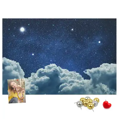 Memobord van kurk Nachtelijke hemel
