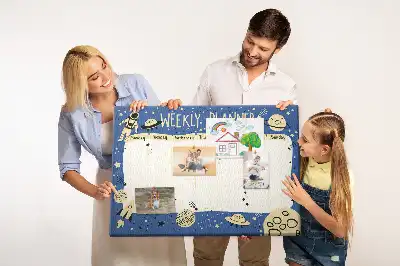 Kurk prikbord Kosmische weekplanner