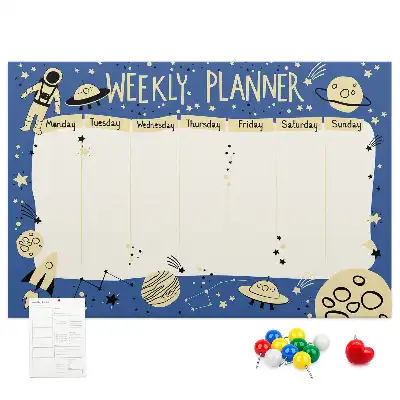Kurk prikbord Kosmische weekplanner