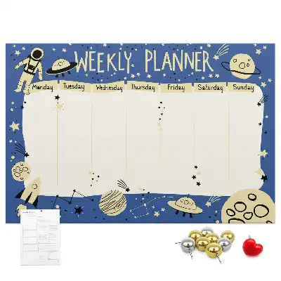 Kurk prikbord Kosmische weekplanner