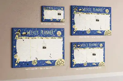 Kurk prikbord Kosmische weekplanner