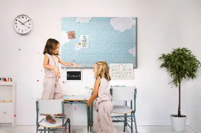 Kurk prikbord Schoolbord voor kinderen