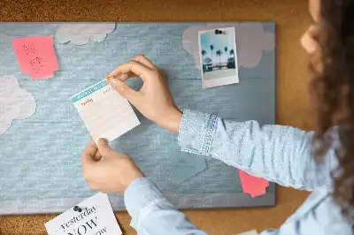 Kurk prikbord Schoolbord voor kinderen