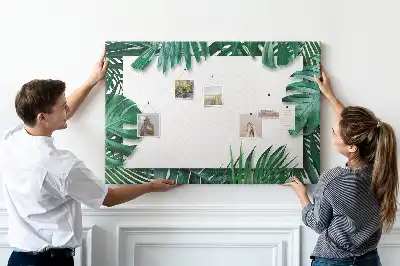 Kurk prikbord Groene bladeren safari natuur
