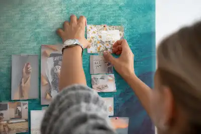 Memobord van kurk Abstractie diepte