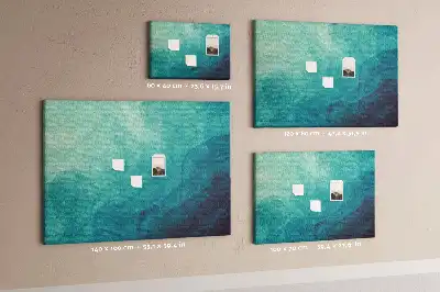 Memobord van kurk Abstractie diepte