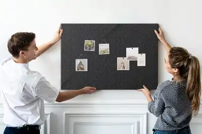 Kurk prikbord Donkere muur patroon