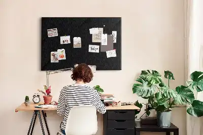 Kurk prikbord Donkere muur patroon