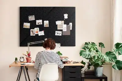 Kurk prikbord Donkere muur patroon