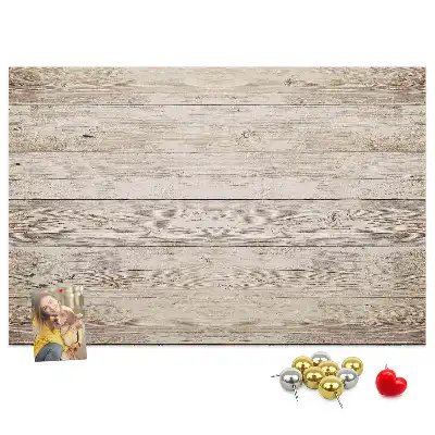 Memobord van kurk Houten panelen