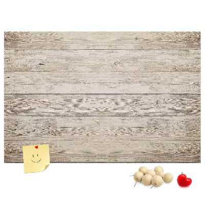 Memobord van kurk Houten panelen