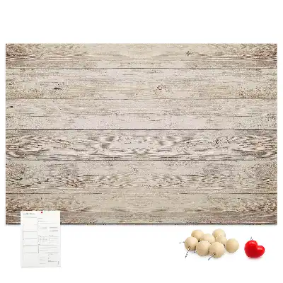 Memobord van kurk Houten panelen