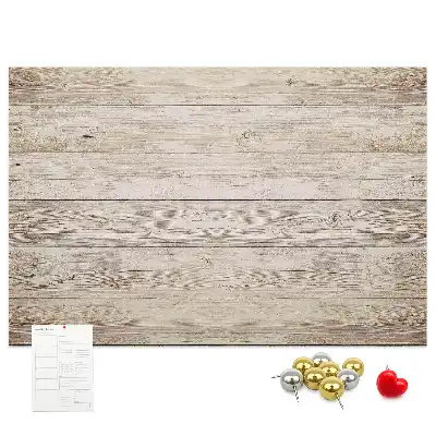 Memobord van kurk Houten panelen