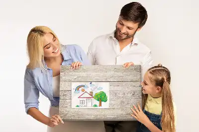 Memobord van kurk Houten panelen
