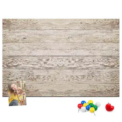 Memobord van kurk Houten panelen