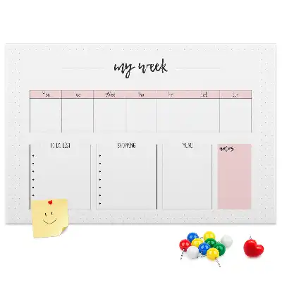 Kurk prikbord Mijn weekplanner