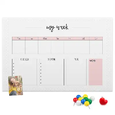 Kurk prikbord Mijn weekplanner