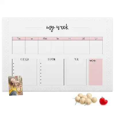 Kurk prikbord Mijn weekplanner