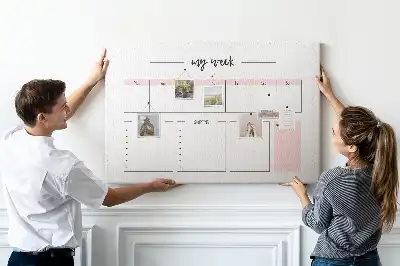 Kurk prikbord Mijn weekplanner
