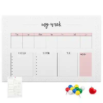 Kurk prikbord Mijn weekplanner