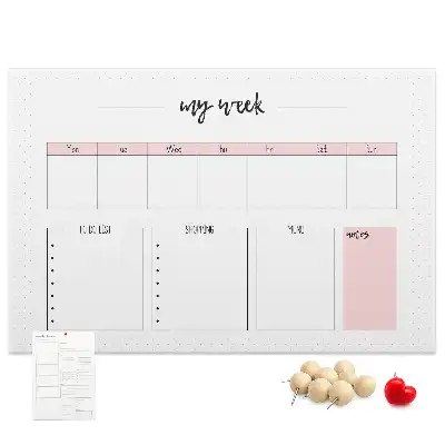 Kurk prikbord Mijn weekplanner