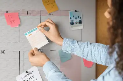 Kurk prikbord Mijn weekplanner