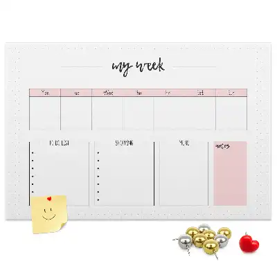 Kurk prikbord Mijn weekplanner