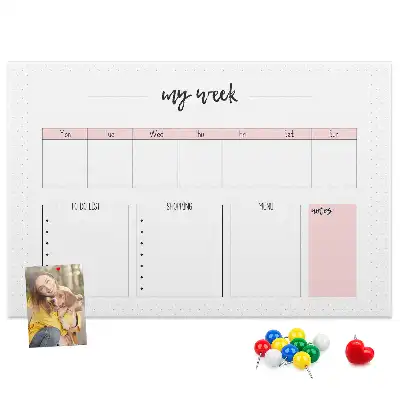 Kurk prikbord Mijn weekplanner