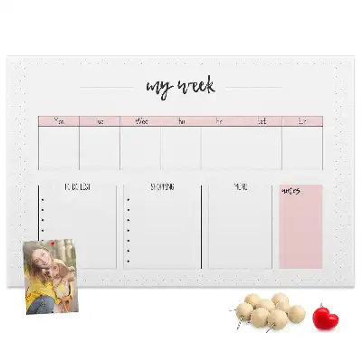 Kurk prikbord Mijn weekplanner
